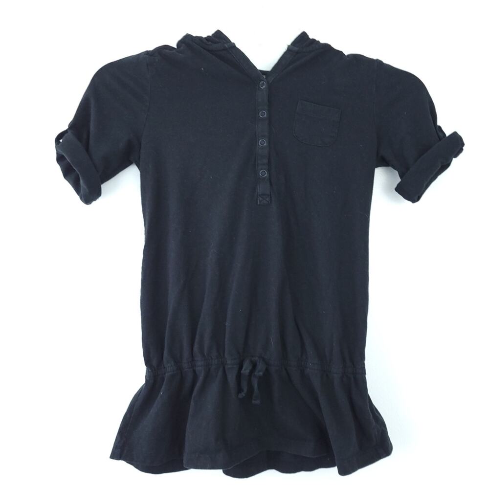 Faded Glory Casual Shirt Large 10-12 Girls, Short Sleeve. Gathered Drop Waist